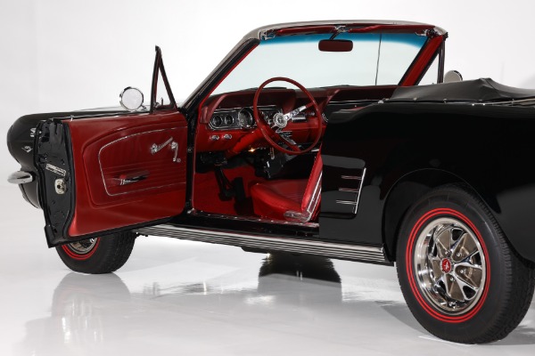 For Sale Used 1966 Ford Mustang Raven Black, 289FI Auto AC, PDB | American Dream Machines Des Moines IA 50309