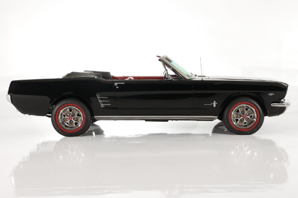 For Sale Used 1966 Ford Mustang Raven Black, 289FI Auto AC, PDB | American Dream Machines Des Moines IA 50309