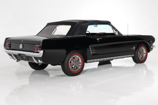 For Sale Used 1966 Ford Mustang Raven Black, 289FI Auto AC, PDB | American Dream Machines Des Moines IA 50309