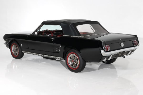 For Sale Used 1966 Ford Mustang Raven Black, 289FI Auto AC, PDB | American Dream Machines Des Moines IA 50309