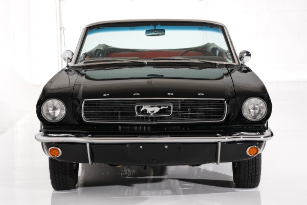 For Sale Used 1966 Ford Mustang Raven Black, 289FI Auto AC, PDB | American Dream Machines Des Moines IA 50309