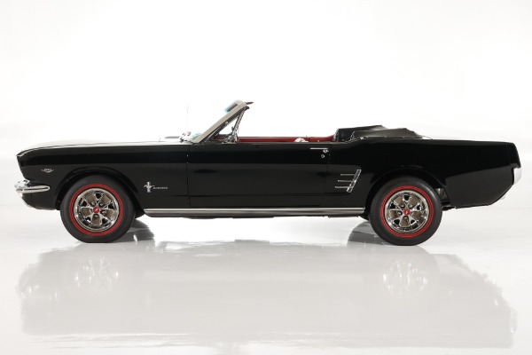 For Sale Used 1966 Ford Mustang Raven Black, 289FI Auto AC, PDB | American Dream Machines Des Moines IA 50309