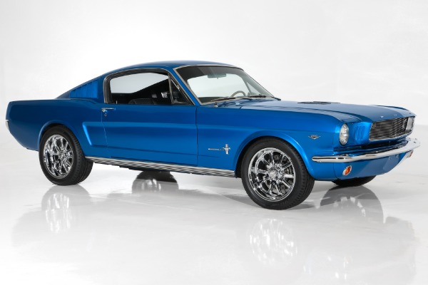 For Sale Used 1965 Ford Mustang Electric Blue 289 Auto PS AC PDB | American Dream Machines Des Moines IA 50309