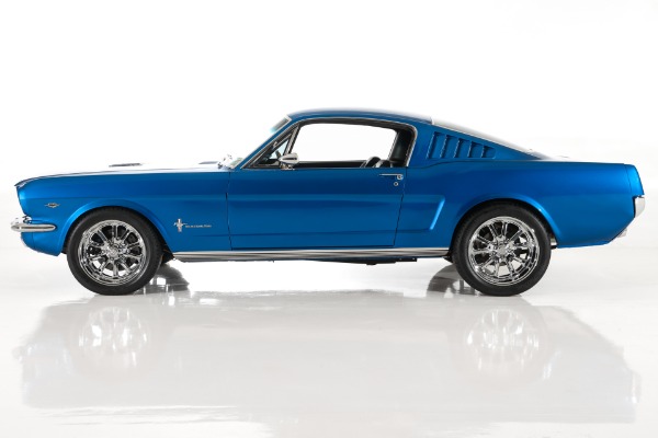 For Sale Used 1965 Ford Mustang Electric Blue 289 Auto PS AC PDB | American Dream Machines Des Moines IA 50309