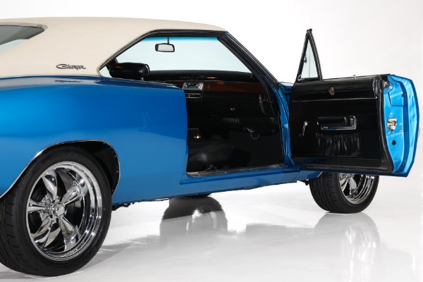 For Sale Used 1969 Dodge Charger B5 Blue 383 Pistol Grip 727 PS PDB | American Dream Machines Des Moines IA 50309