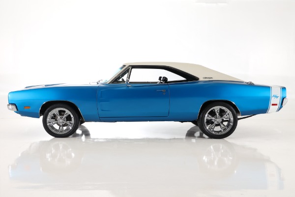 For Sale Used 1969 Dodge Charger B5 Blue 383 Pistol Grip 727 PS PDB | American Dream Machines Des Moines IA 50309