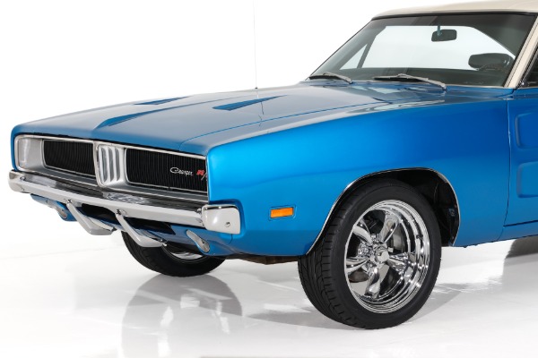 For Sale Used 1969 Dodge Charger B5 Blue 383 Pistol Grip 727 PS PDB | American Dream Machines Des Moines IA 50309