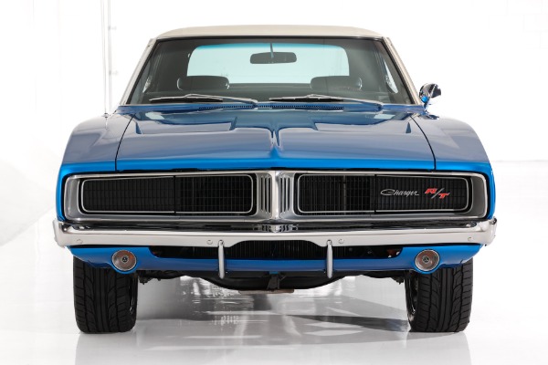 For Sale Used 1969 Dodge Charger B5 Blue 383 Pistol Grip 727 PS PDB | American Dream Machines Des Moines IA 50309