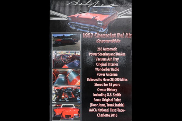 For Sale Used 1957 Chevrolet Bel Air AACA 1st Place, 28410 Miles | American Dream Machines Des Moines IA 50309