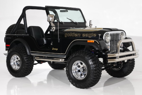 For Sale Used 1976 Jeep CJ5 Frame-Off Restored Golden Eagle 304ci | American Dream Machines Des Moines IA 50309