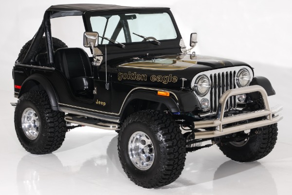 For Sale Used 1976 Jeep CJ5 Frame-Off Restored Golden Eagle 304ci | American Dream Machines Des Moines IA 50309