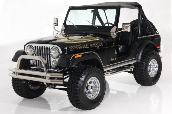 For Sale Used 1976 Jeep CJ5 Frame-Off Restored Golden Eagle 304ci | American Dream Machines Des Moines IA 50309