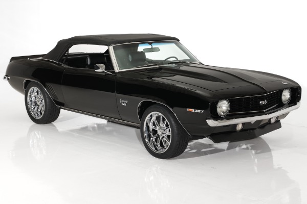 For Sale Used 1969 Chevrolet Camaro Triple Black Auto PS PB PW | American Dream Machines Des Moines IA 50309