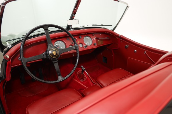 For Sale Used 1955 Jaguar XK140 SE Exquisite Black, Red Leather | American Dream Machines Des Moines IA 50309