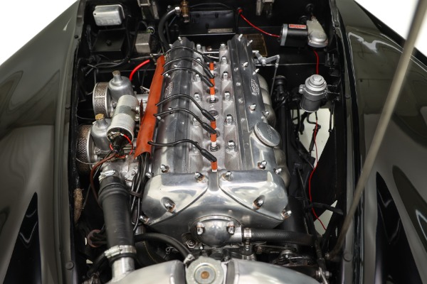 For Sale Used 1955 Jaguar XK140 SE Exquisite Black, Red Leather | American Dream Machines Des Moines IA 50309