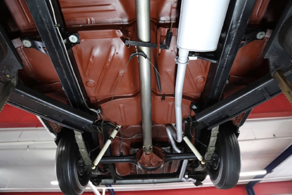 For Sale Used 1957 Chevrolet Bel Air Black Red & Black int 283 Auto | American Dream Machines Des Moines IA 50309