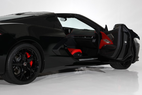 For Sale Used 2022 Chevrolet Corvette Black, Adrenaline Red Z51 | American Dream Machines Des Moines IA 50309