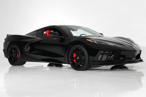 For Sale Used 2022 Chevrolet Corvette Black, Adrenaline Red Z51 | American Dream Machines Des Moines IA 50309