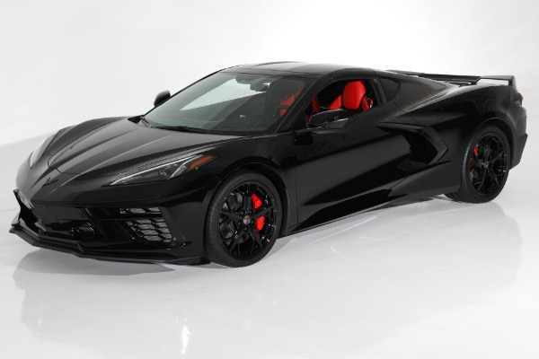 For Sale Used 2022 Chevrolet Corvette Black, Adrenaline Red Z51 | American Dream Machines Des Moines IA 50309