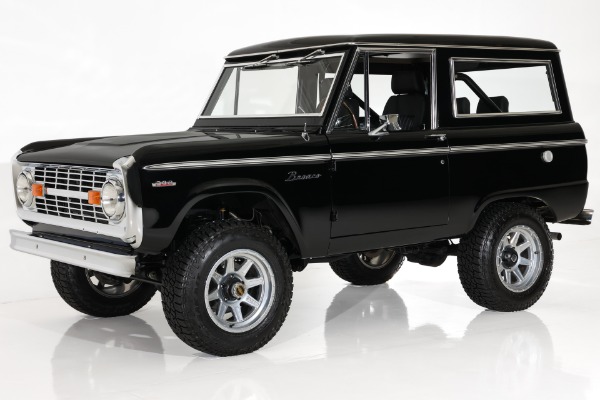 For Sale Used 1973 Ford Bronco Black 4x4 Show Truck 302 PS PB AC | American Dream Machines Des Moines IA 50309