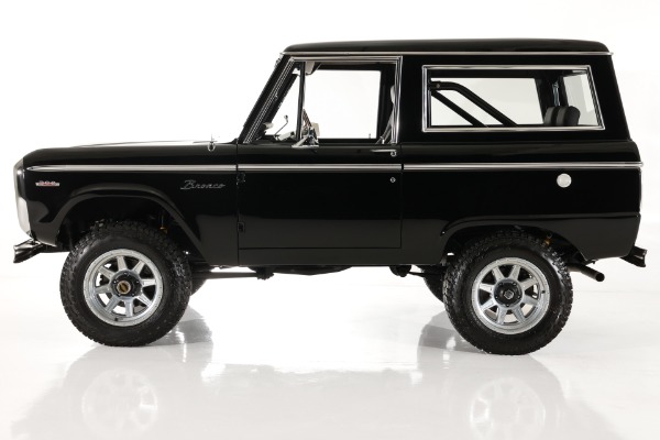 For Sale Used 1973 Ford Bronco Black 4x4 Show Truck 302 PS PB AC | American Dream Machines Des Moines IA 50309