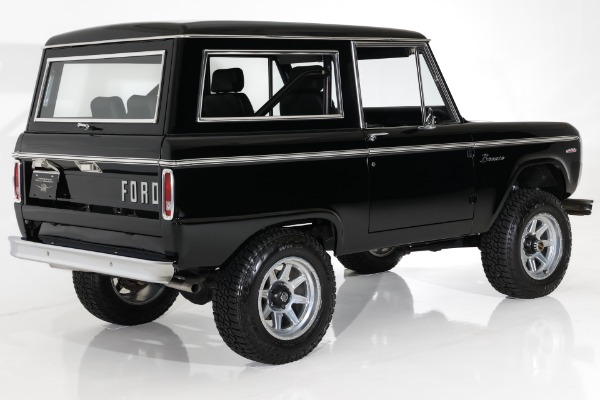 For Sale Used 1973 Ford Bronco Black 4x4 Show Truck 302 PS PB AC | American Dream Machines Des Moines IA 50309