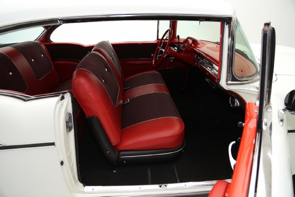 For Sale Used 1957 Chevrolet Bel Air white blk/red int LT1 AC PB | American Dream Machines Des Moines IA 50309