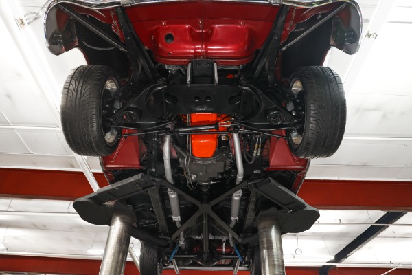 For Sale Used 1955 Chevrolet Bel Air Ruby Red Metallic 327, Auto PS | American Dream Machines Des Moines IA 50309