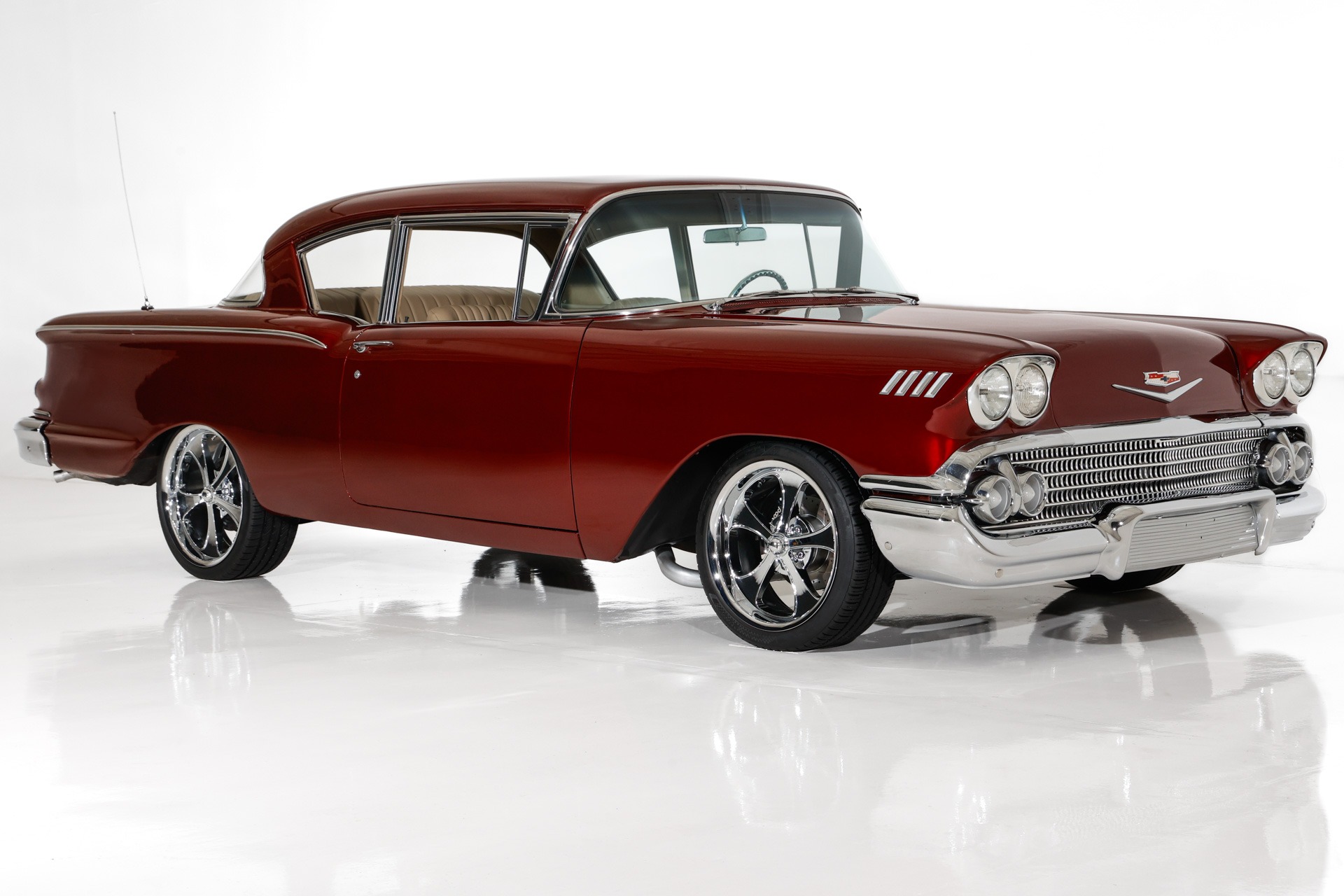 For Sale Used 1958 Chevrolet Biscayne 327/425hp  4-speed | American Dream Machines Des Moines IA 50309