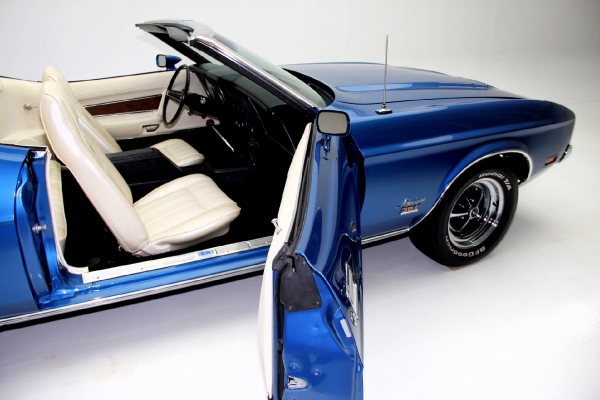 For Sale Used 1972 Ford Mustang Convertible Q Code 351C  White int. | American Dream Machines Des Moines IA 50309