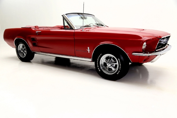 For Sale Used 1967 Ford Mustang Convertible with factory a/c | American Dream Machines Des Moines IA 50309