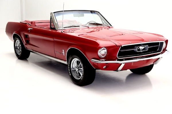 For Sale Used 1967 Ford Mustang Convertible with factory a/c | American Dream Machines Des Moines IA 50309