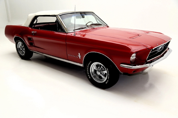 For Sale Used 1967 Ford Mustang Convertible with factory a/c | American Dream Machines Des Moines IA 50309