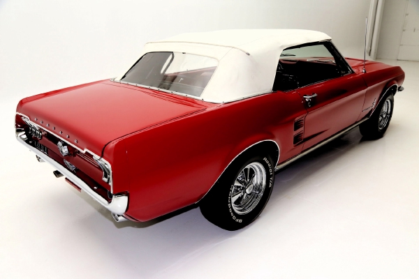 For Sale Used 1967 Ford Mustang Convertible with factory a/c | American Dream Machines Des Moines IA 50309