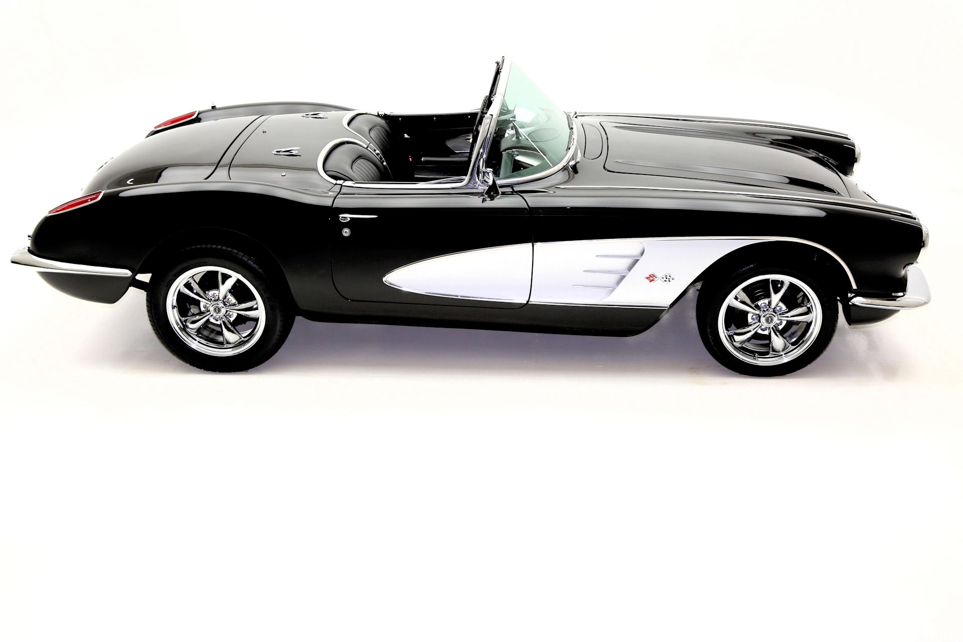 1960 Corvette Convertible Top Black