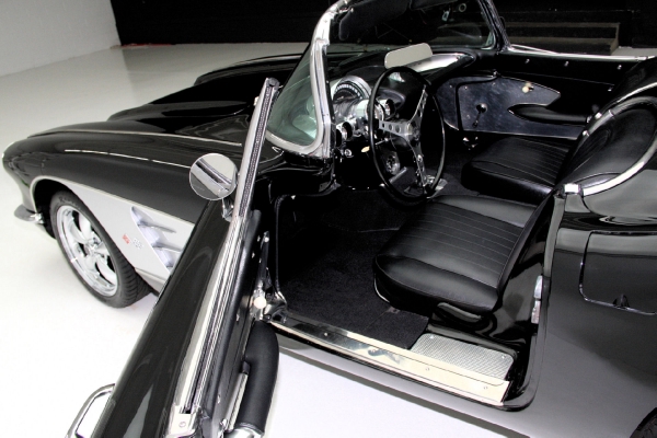 For Sale Used 1960 Chevrolet Corvette Convertible Black ProTour Styling | American Dream Machines Des Moines IA 50309