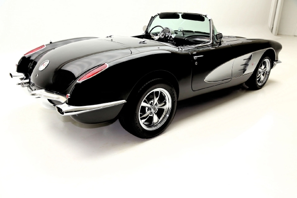 For Sale Used 1960 Chevrolet Corvette Convertible Black ProTour Styling | American Dream Machines Des Moines IA 50309