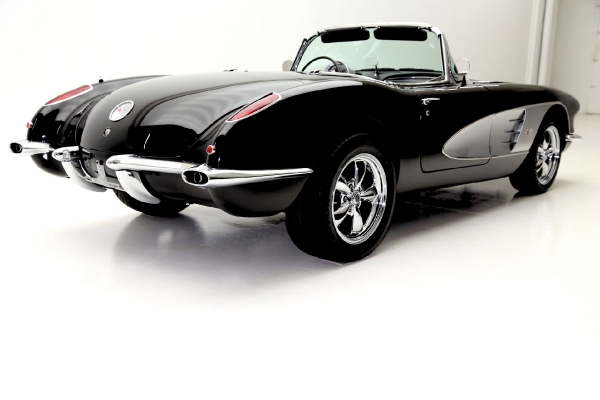 For Sale Used 1960 Chevrolet Corvette Convertible Black ProTour Styling | American Dream Machines Des Moines IA 50309