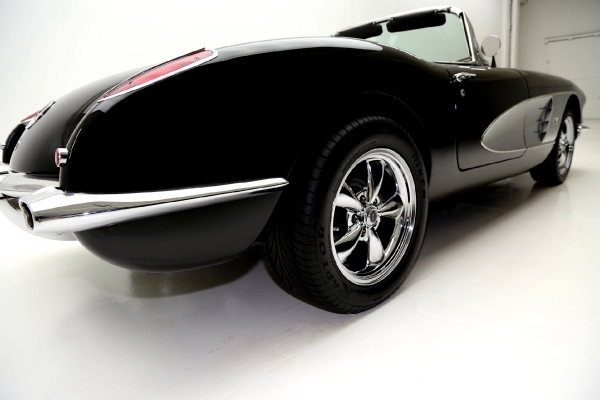 For Sale Used 1960 Chevrolet Corvette Convertible Black ProTour Styling | American Dream Machines Des Moines IA 50309