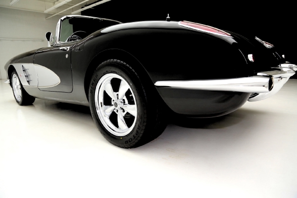 For Sale Used 1960 Chevrolet Corvette Convertible Black ProTour Styling | American Dream Machines Des Moines IA 50309