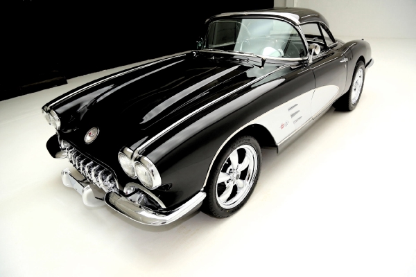 For Sale Used 1960 Chevrolet Corvette Convertible Black ProTour Styling | American Dream Machines Des Moines IA 50309