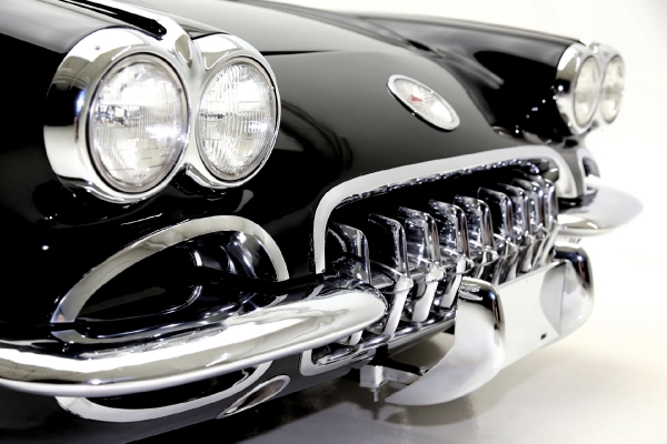 For Sale Used 1960 Chevrolet Corvette Convertible Black ProTour Styling | American Dream Machines Des Moines IA 50309