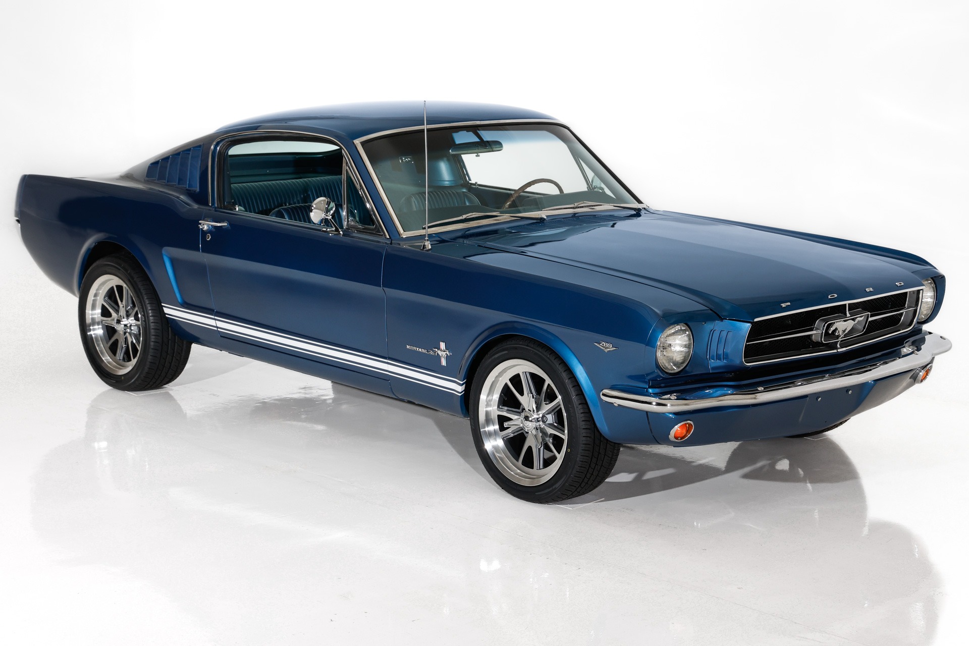 For Sale Used 1965 Ford Mustang Built 289, 5-Speed, Shelby Accents | American Dream Machines Des Moines IA 50309