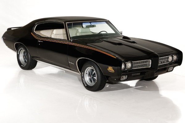 For Sale Used 1969 Pontiac GTO Built HO 428ci Auto PS PB Judge Stripes | American Dream Machines Des Moines IA 50309