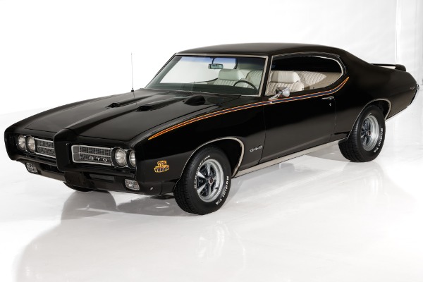 For Sale Used 1969 Pontiac GTO Built HO 428ci Auto PS PB Judge Stripes | American Dream Machines Des Moines IA 50309