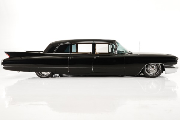 For Sale Used 1960 Cadillac Fleetwood Series 75 Rock Star Limousine | American Dream Machines Des Moines IA 50309