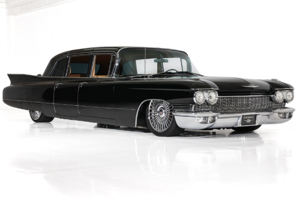 For Sale Used 1960 Cadillac Fleetwood Series 75 Rock Star Limousine | American Dream Machines Des Moines IA 50309