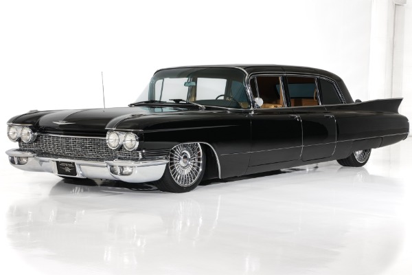 For Sale Used 1960 Cadillac Fleetwood Series 75 Rock Star Limousine | American Dream Machines Des Moines IA 50309
