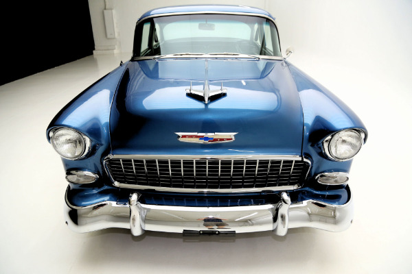 For Sale Used 1955 Chevrolet Bel Air 350 V8 digital dash, disc brakes | American Dream Machines Des Moines IA 50309