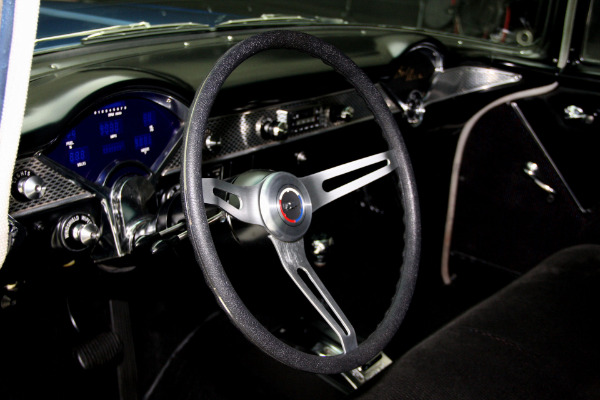 For Sale Used 1955 Chevrolet Bel Air 350 V8 digital dash, disc brakes | American Dream Machines Des Moines IA 50309
